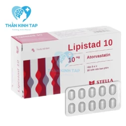 Lipistad 10 - Thuốc điều trị rối loạn mỡ máu